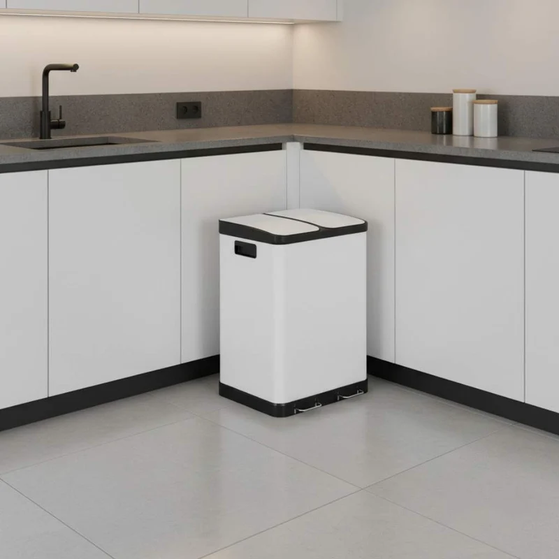POUBELLE TRI SELECTIF | RecyWhite™ 60L