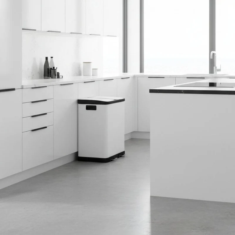 POUBELLE TRI SELECTIF | RecyWhite™ 60L