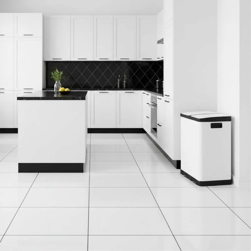 POUBELLE TRI SELECTIF | RecyWhite™ 60L