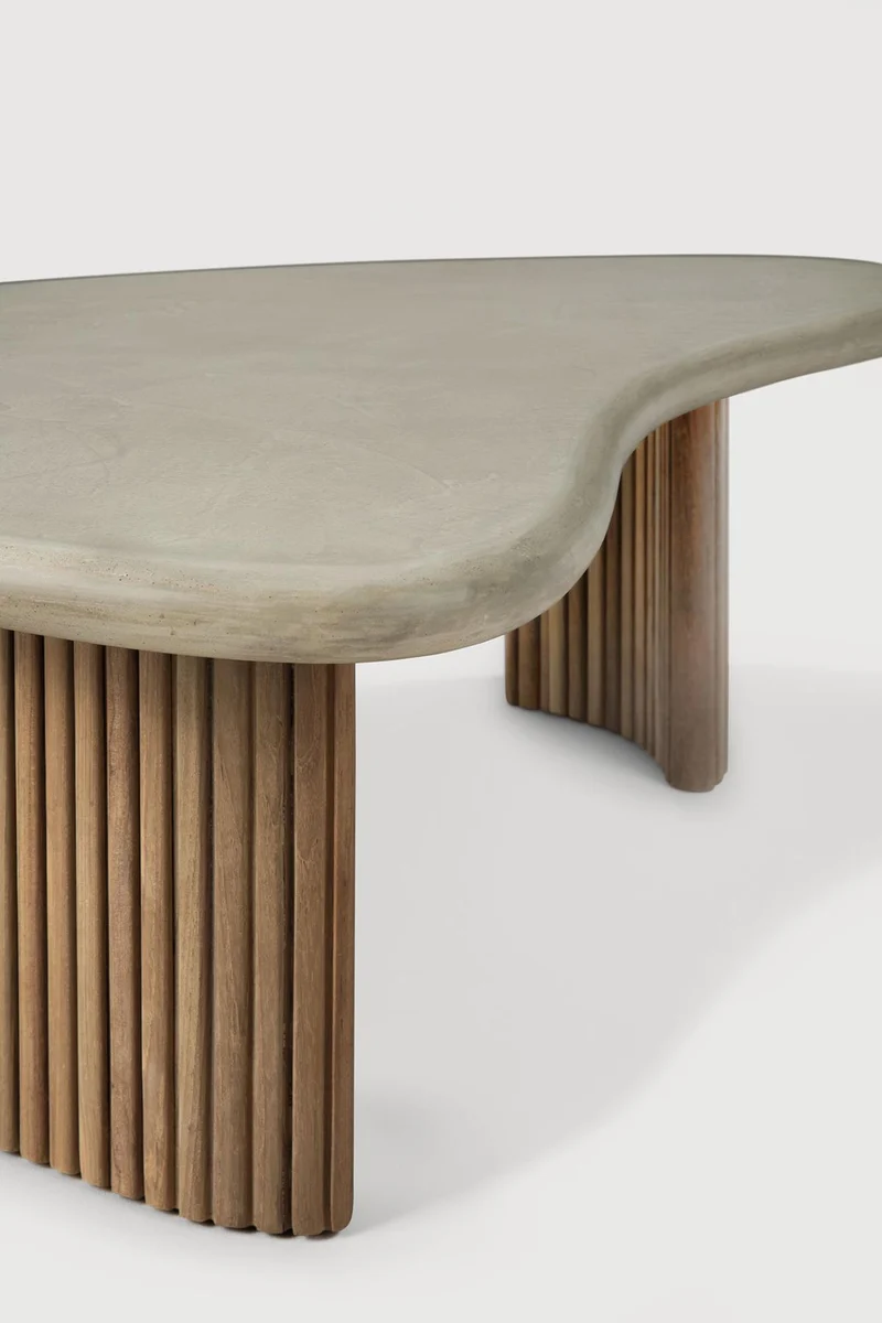 Table basse de jardin Boomerang