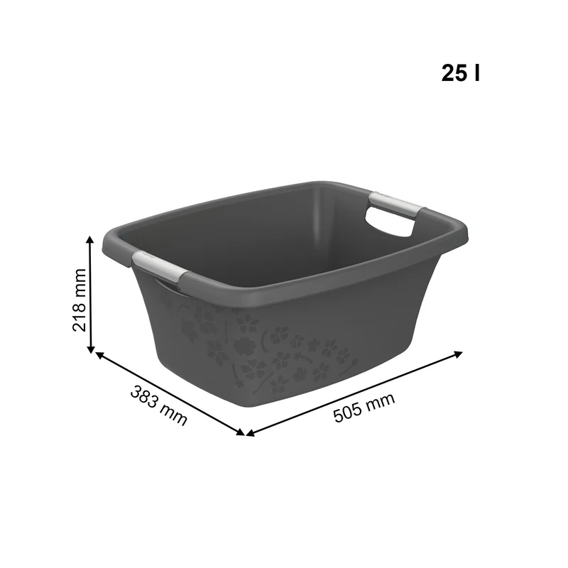 Wäschewanne 25 l FLOWERS
