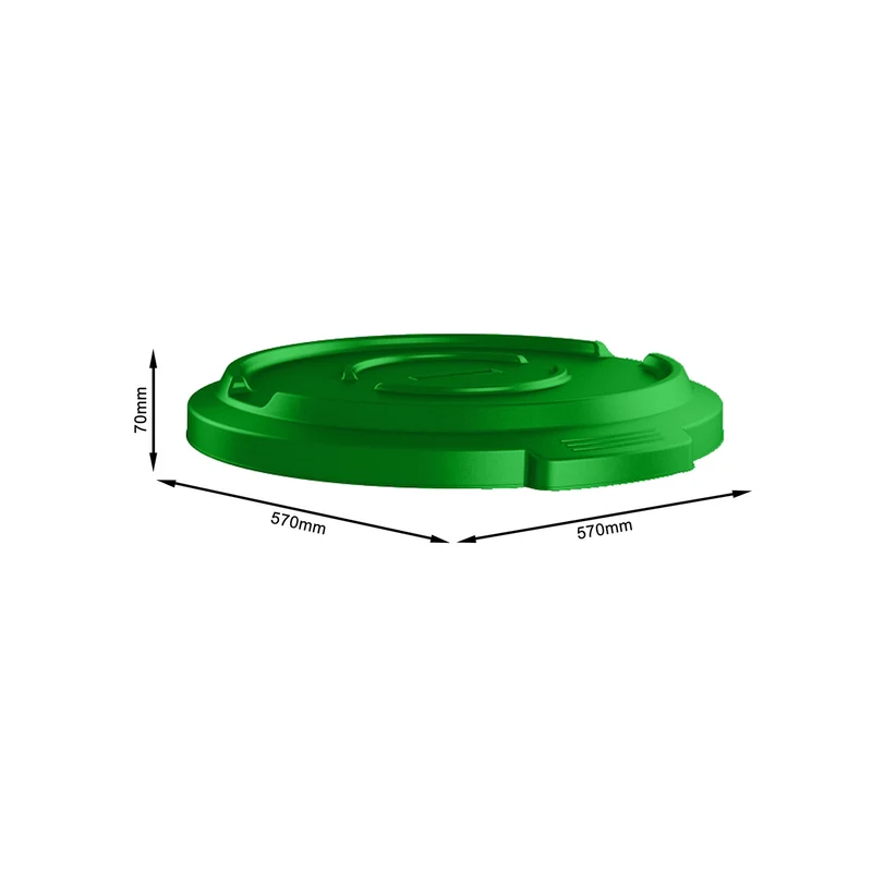 Deckel für Abfallbehälter 120 l TITAN