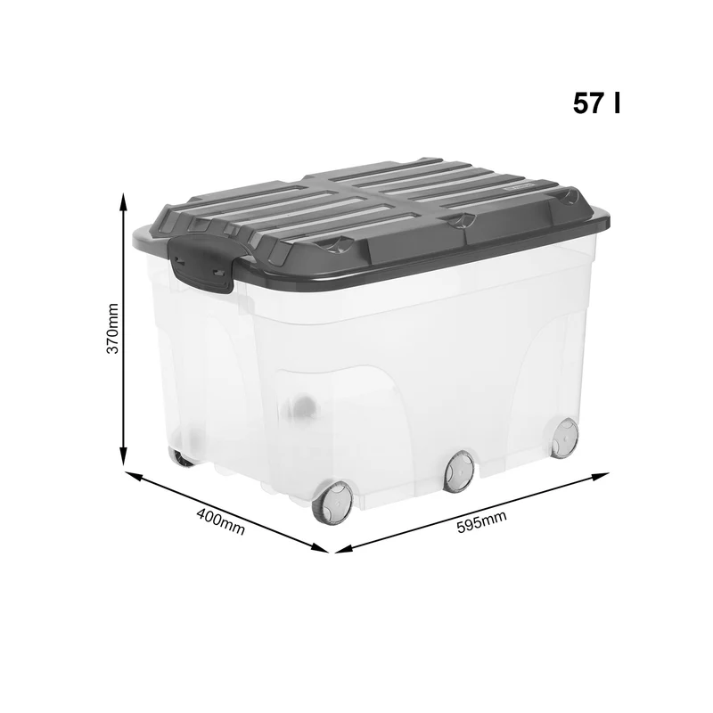 Rollbox mit Deckel 57 l ROLLER 6