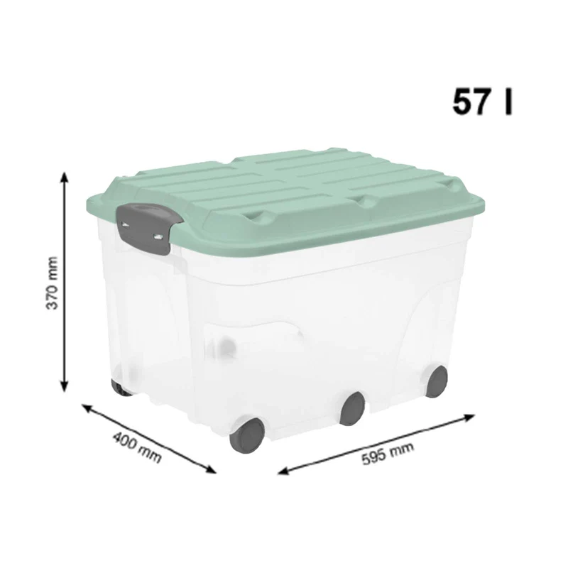 Rollbox mit Deckel 57 l ROLLER 6