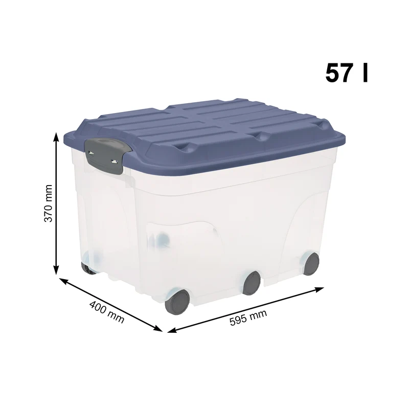 Rollbox mit Deckel 57 l ROLLER 6