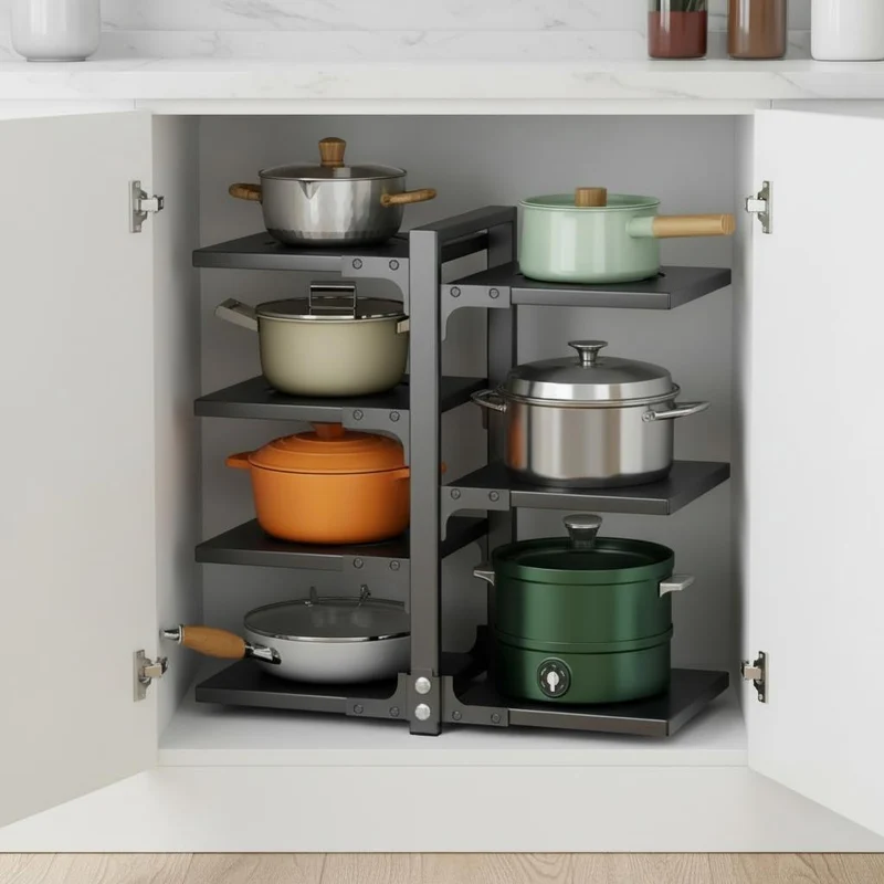 ETAGERE METALLIQUE CUISINE | StackSmart™