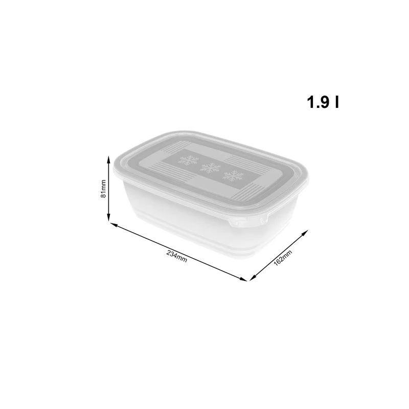 2er Set Gefrierdosen 1,9 l FREEZE