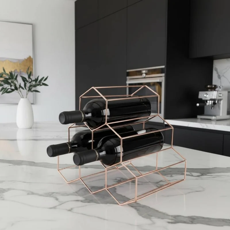 RANGE BOUTEILLE METAL | Ruchavin™ 6 Bouteilles