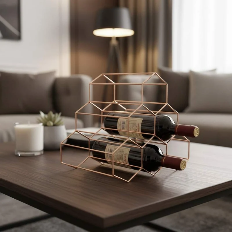 RANGE BOUTEILLE METAL | Ruchavin™ 6 Bouteilles