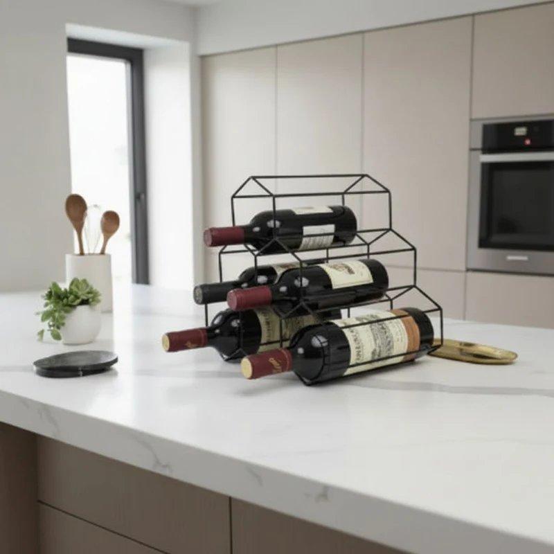 RANGE BOUTEILLE METAL | Ruchavin™ 6 Bouteilles