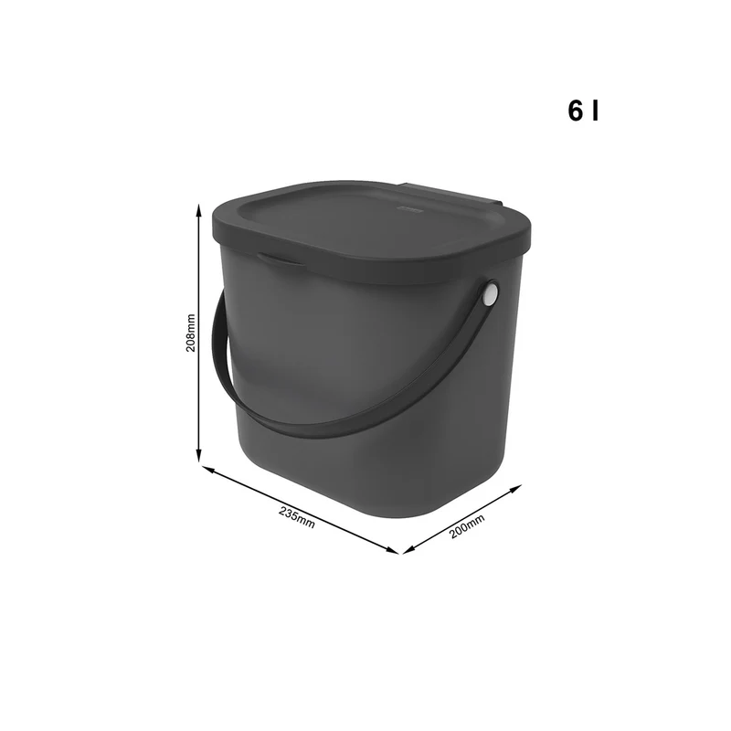 3er Set Müllsystem 25 l und 6 l ALBULA