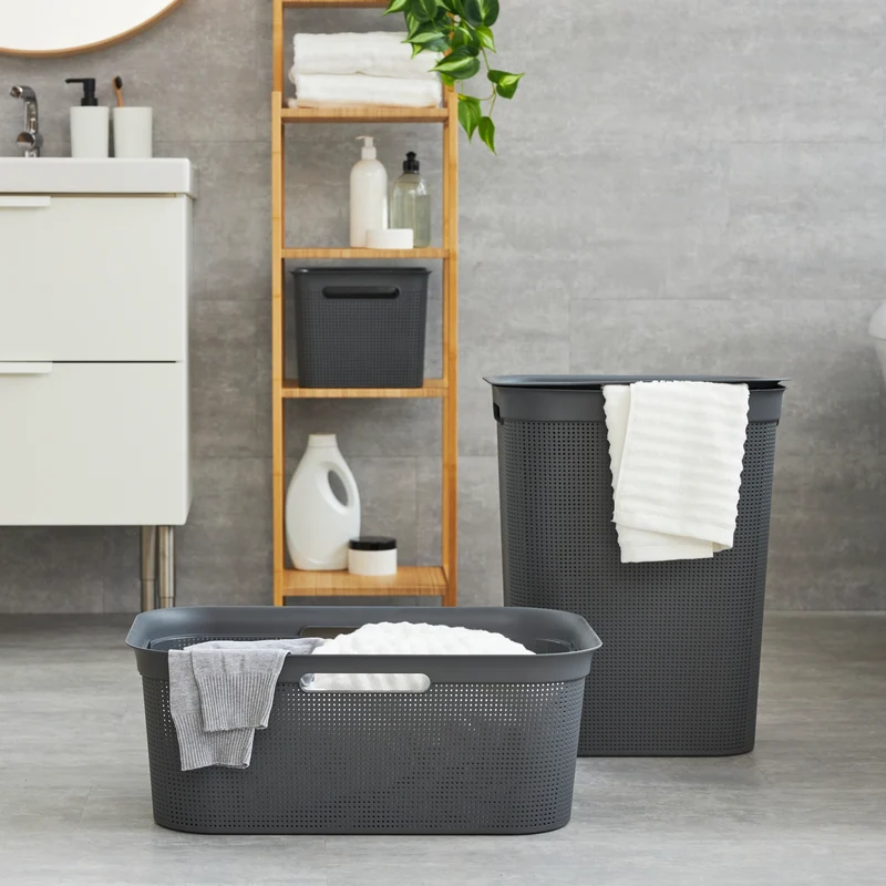 3er Set Wäschesammler 50 l BRISEN