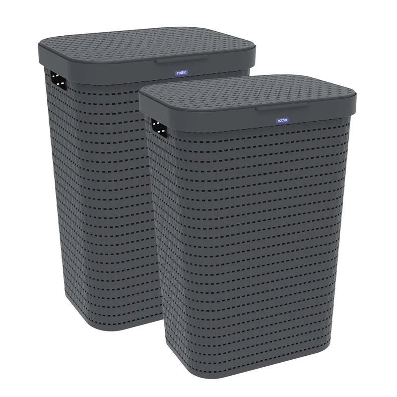 2er Set Wäschesammler 55 l COUNTRY
