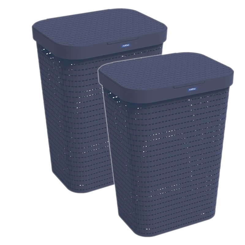 2er Set Wäschesammler 55 l COUNTRY