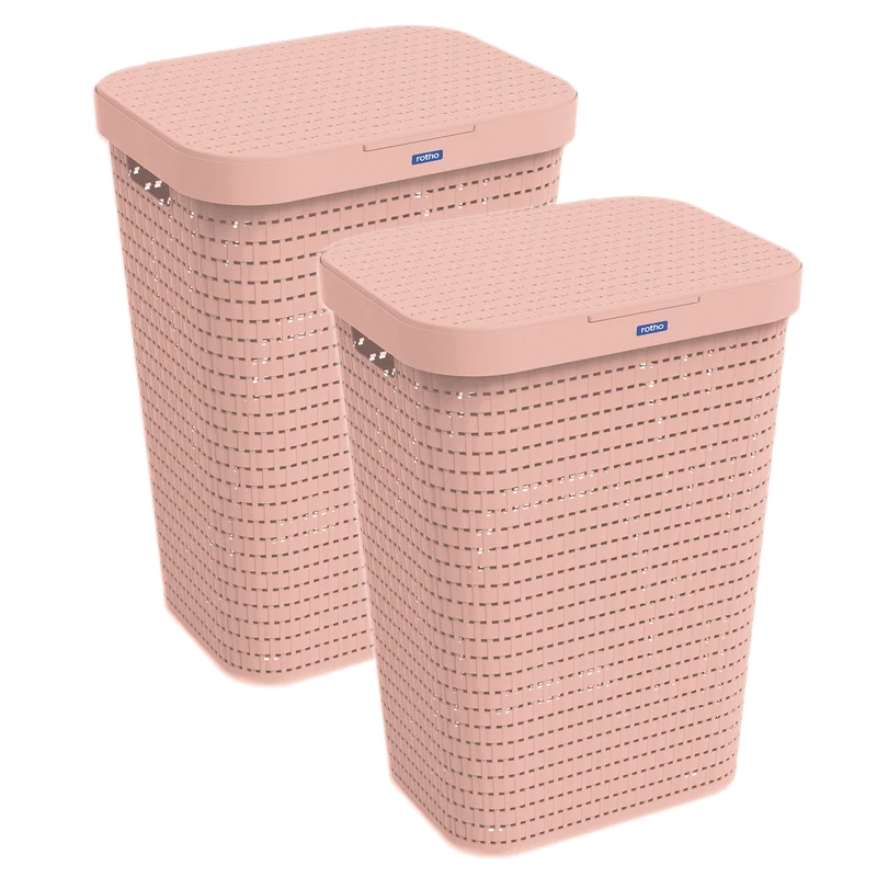 2er Set Wäschesammler 55 l COUNTRY
