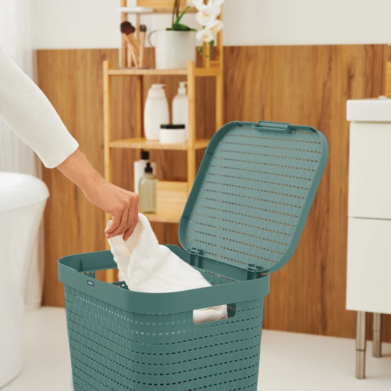 2er Set Wäschesammler 55 l COUNTRY