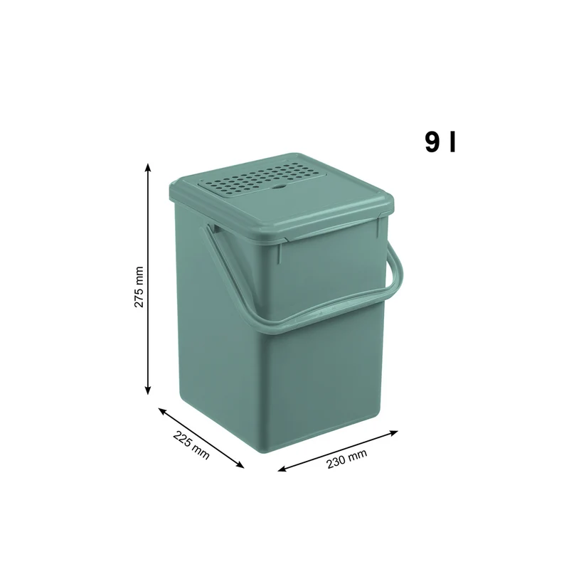 Komposteimer mit Aktivkohle 9 l BIO