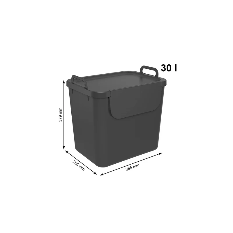 3er Set Recycling Müllsystem 30 L JIVE