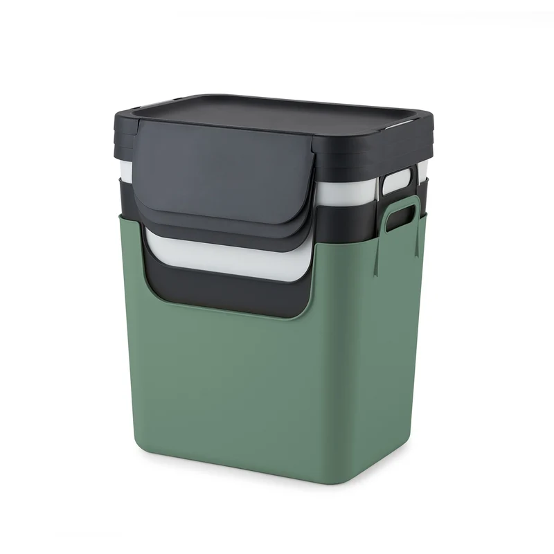 3er Set Recycling Müllsystem 30 L JIVE