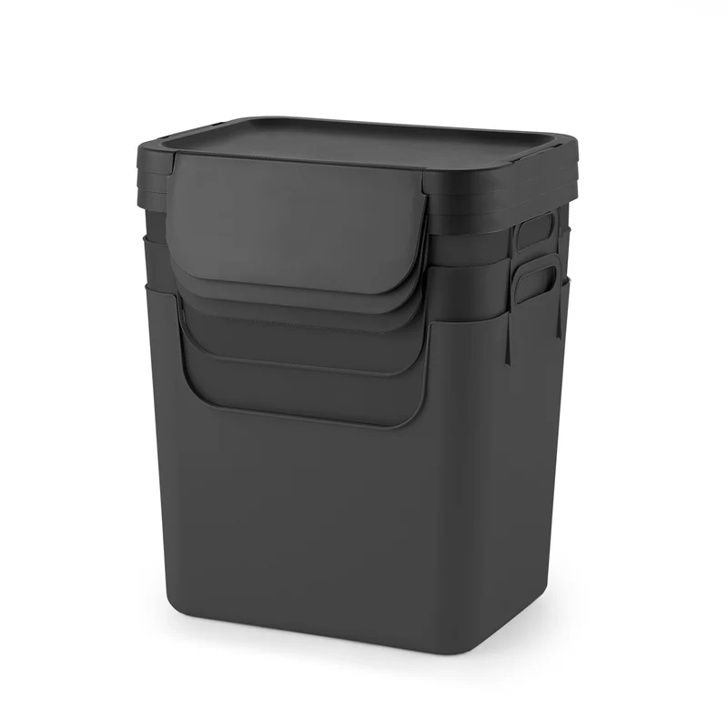 3er Set Recycling Müllsystem 30 L JIVE