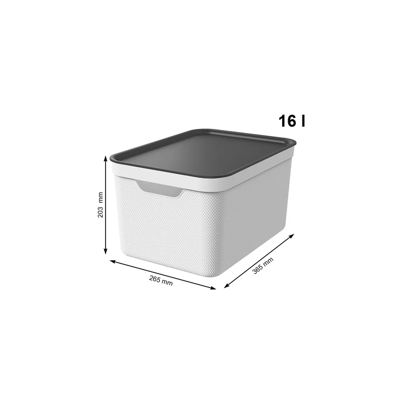 3er Set Dekobox mit Deckel DIN A4 JIVE
