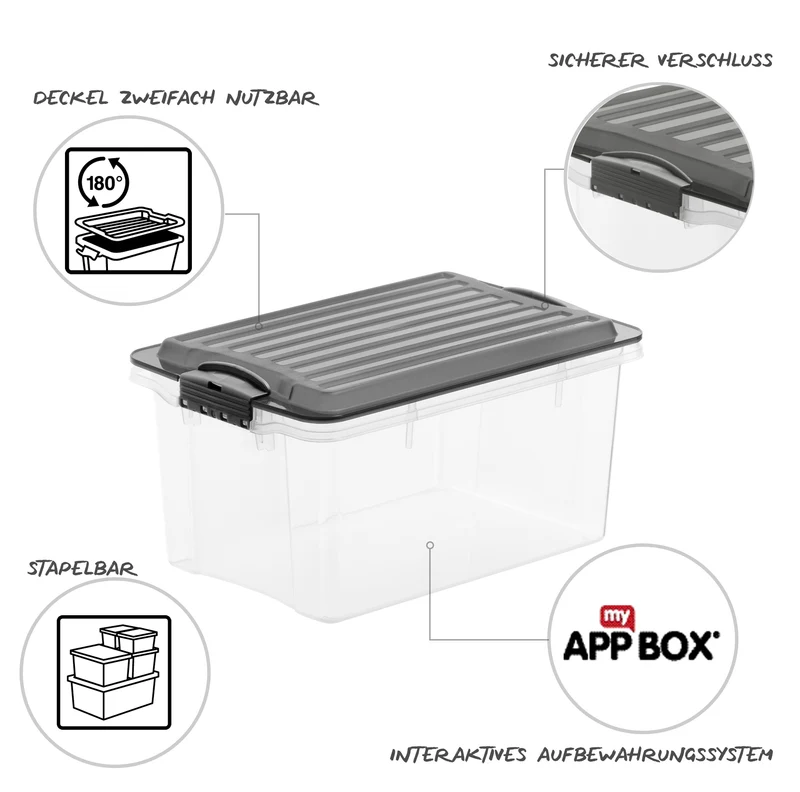 Stapelbox DIN A5, 4,5 l COMPACT