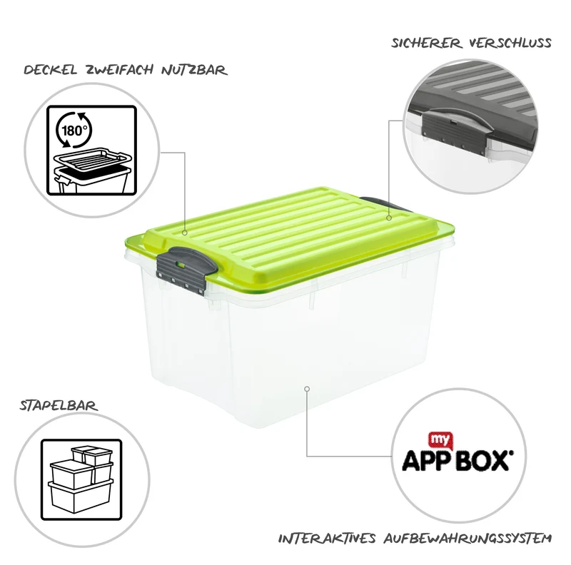 Stapelbox DIN A5, 4,5 l COMPACT