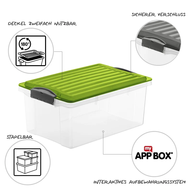 Stapelbox DIN A4, 13 l COMPACT