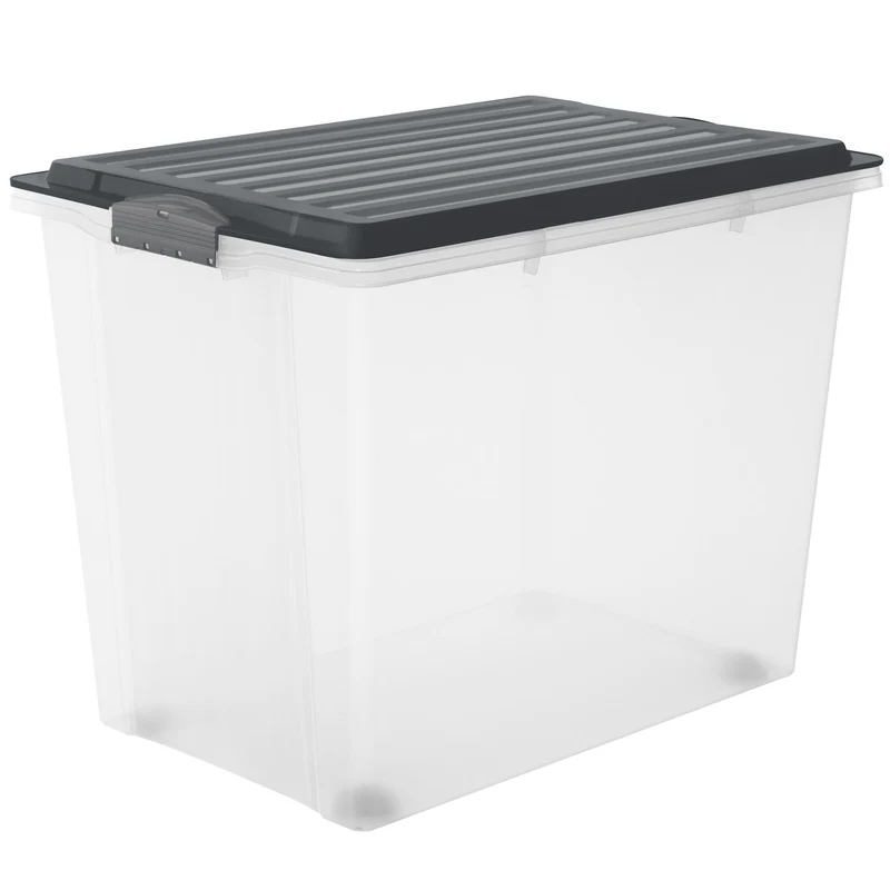 Stapelbox mit Rollen DIN A3, 70 l COMPACT