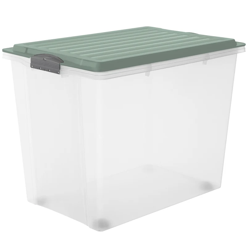 Stapelbox mit Rollen DIN A3, 70 l COMPACT