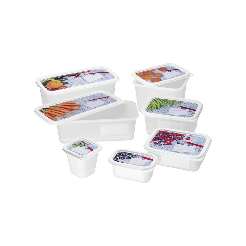4er Set Gefrierdosen 0,2 l DOMINO