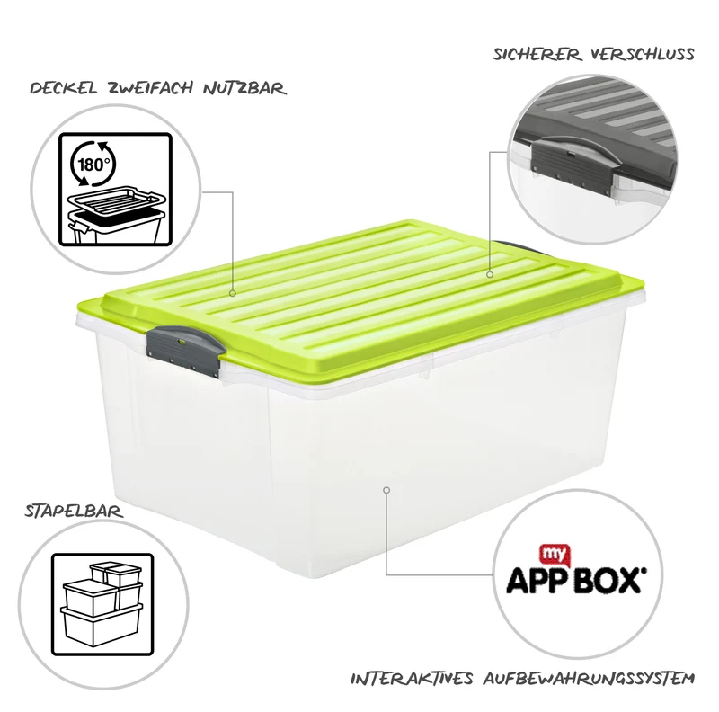Stapelbox DIN A3, 38 l COMPACT