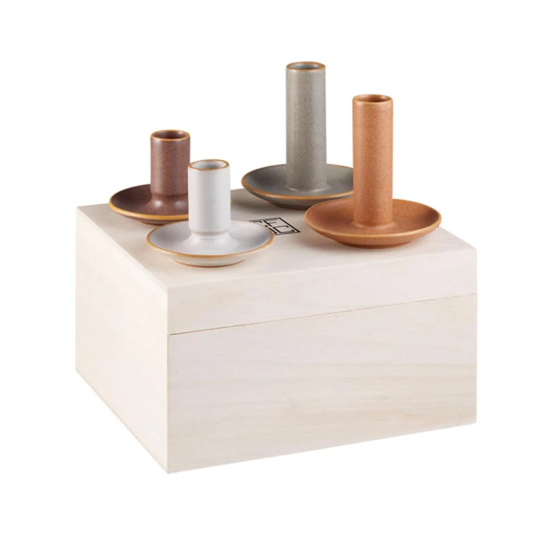 Set de 4 bougeoirs Teraï