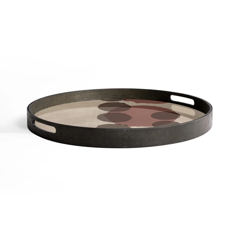 Plateau Rond Layered Dots