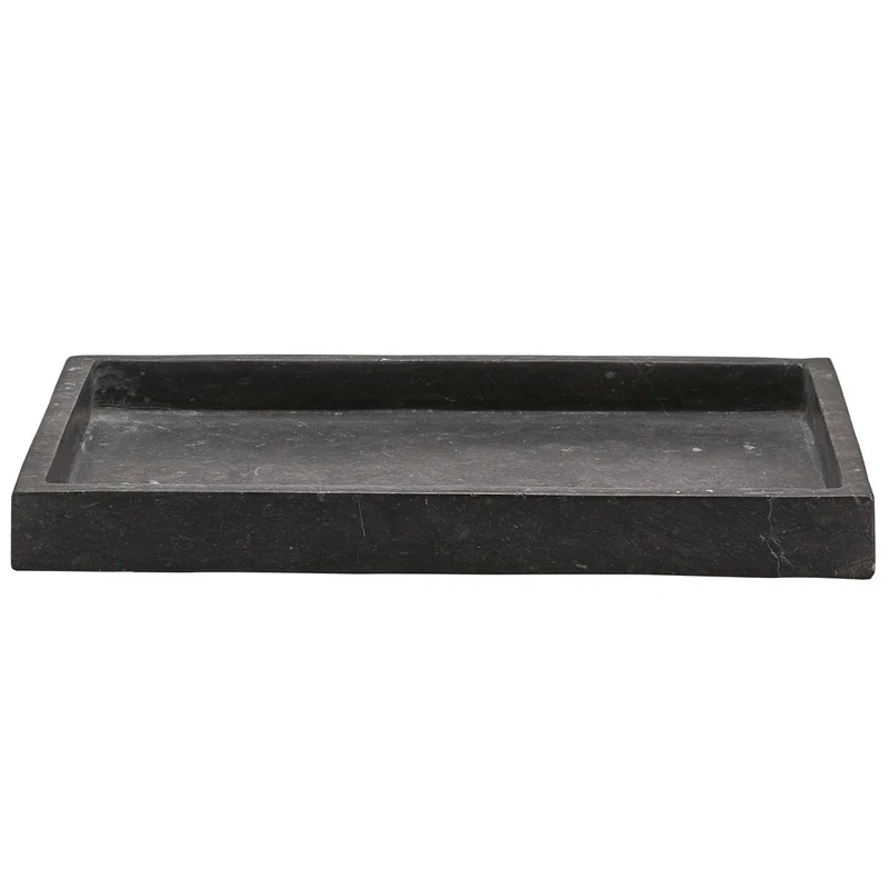 Plateau Rectangulaire Hamman Dark En Marbre