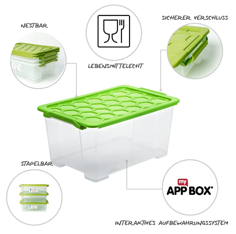 Box mit Deckel 44 l EVO SAFE KEEPING
