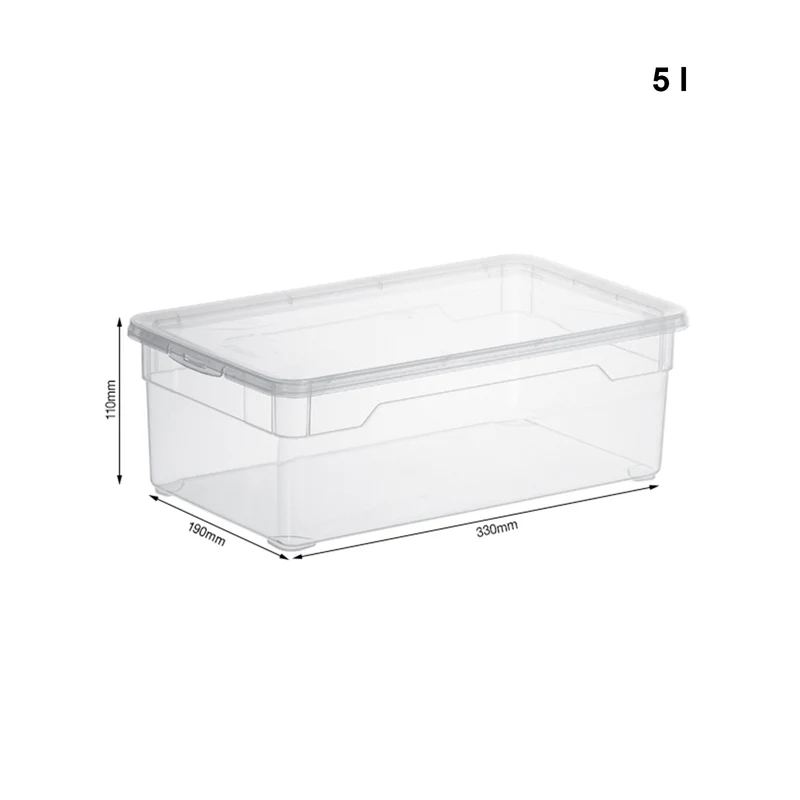 Box Lady Shoe 5 l CLEAR