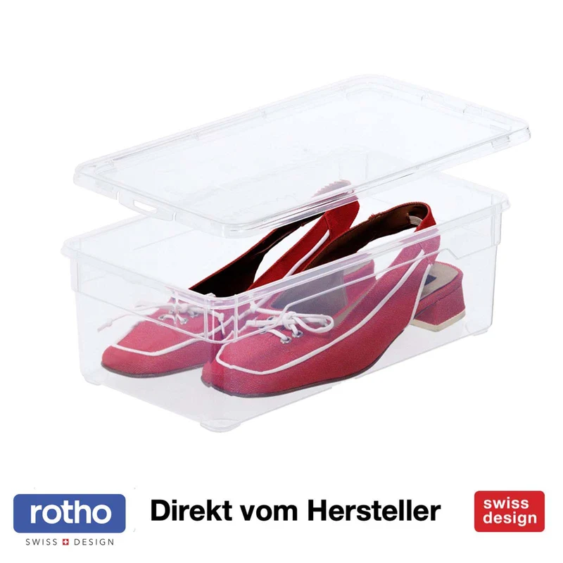 Box Lady Shoe 5 l CLEAR