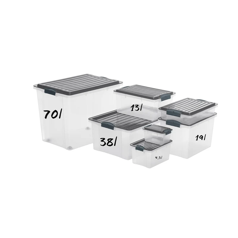 Stapelbox hoch DIN A4, 19 l COMPACT