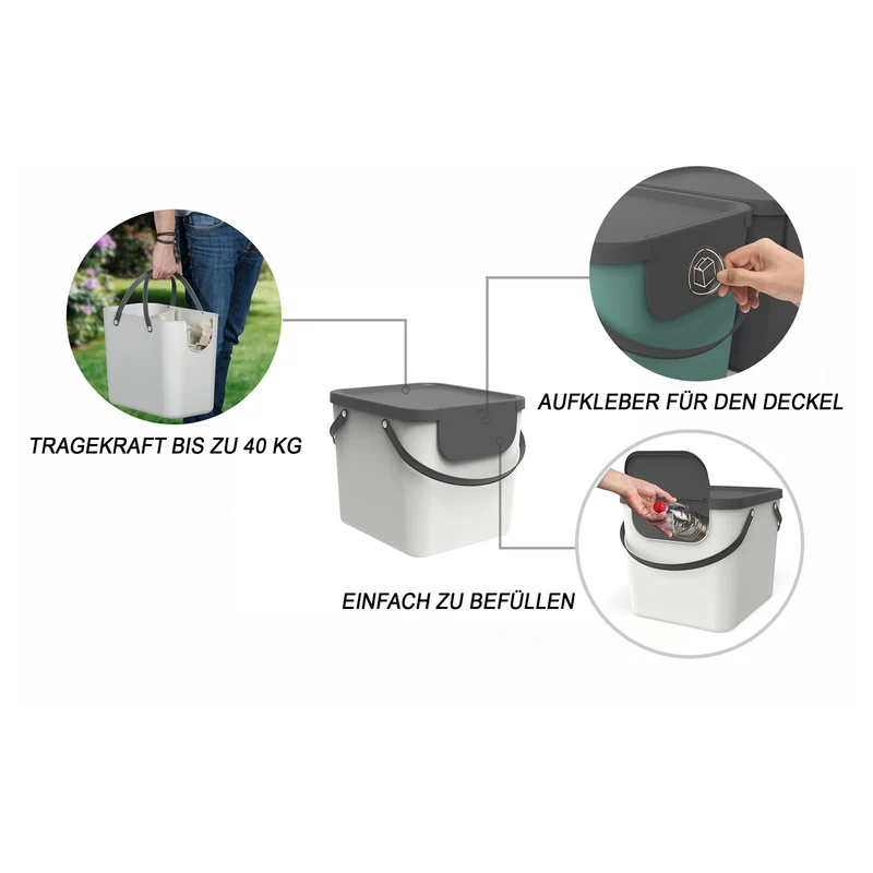 Recycling Müllsystem 40 l ALBULA