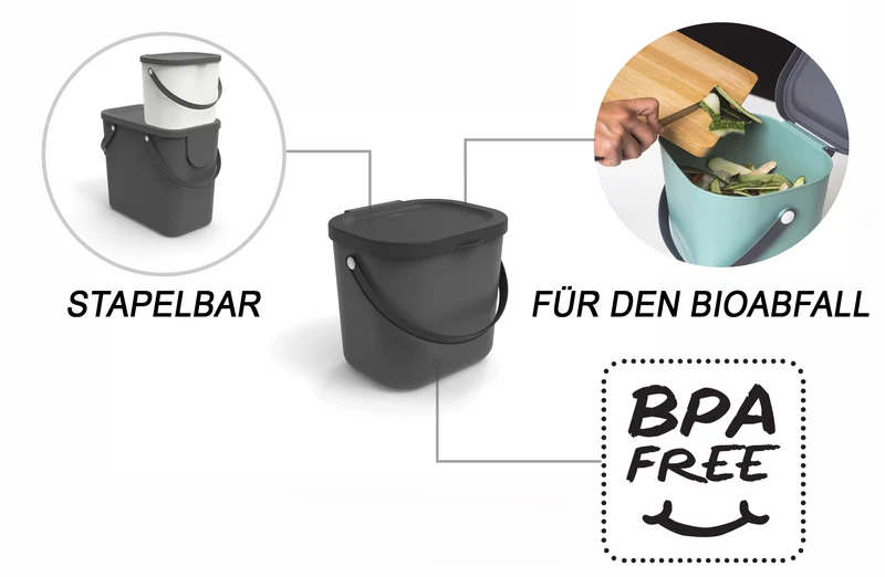 Recycling Müllsystem 6 l ALBULA