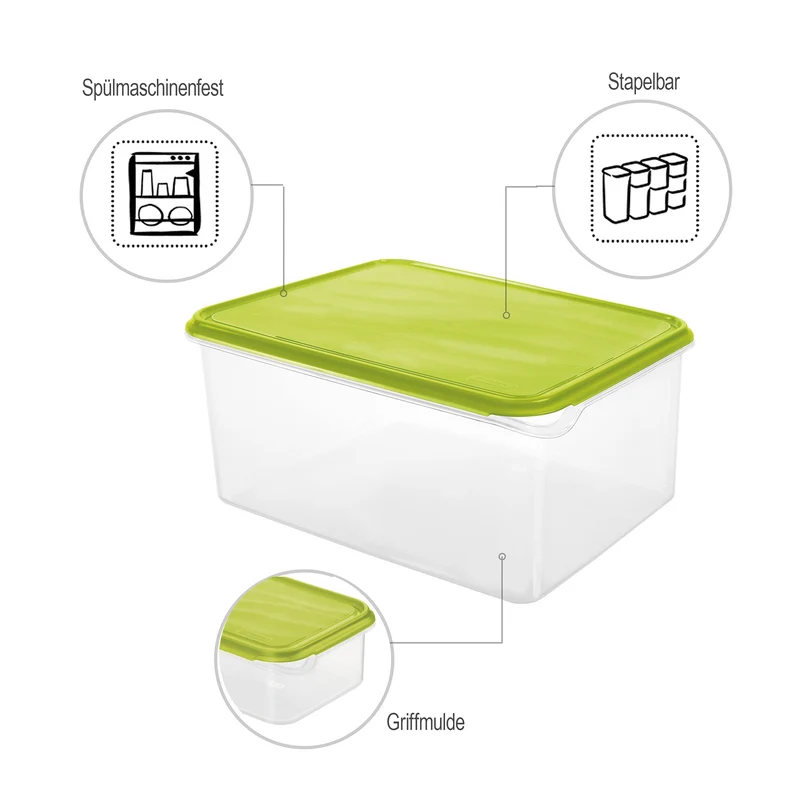 Kühlschrankdose eckig 8 l RONDO