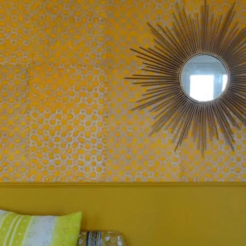 Papier peint Jaune Jaisalmer